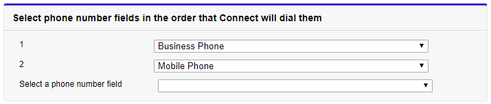 Select phone numbers