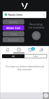 No active interactions