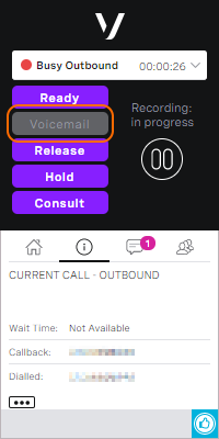 Leave voice message unavailable