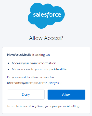 Single Sign-On allow access