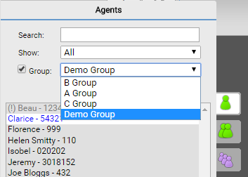 Agents in group
